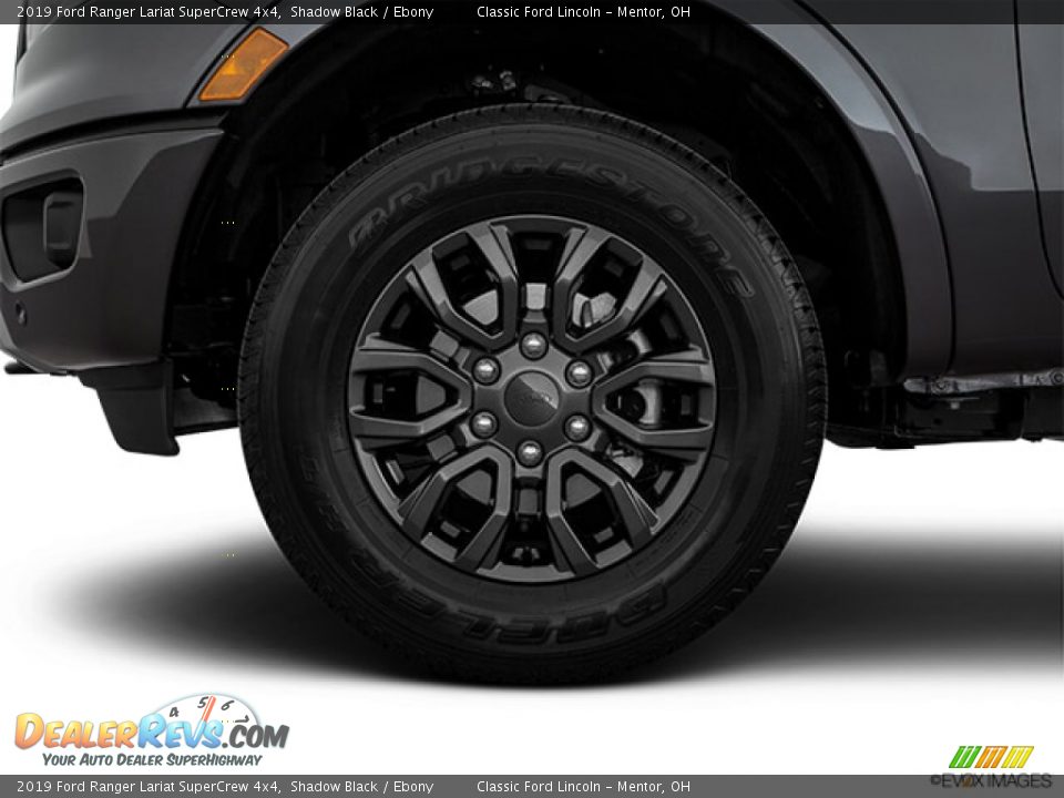 2019 Ford Ranger Lariat SuperCrew 4x4 Shadow Black / Ebony Photo #27