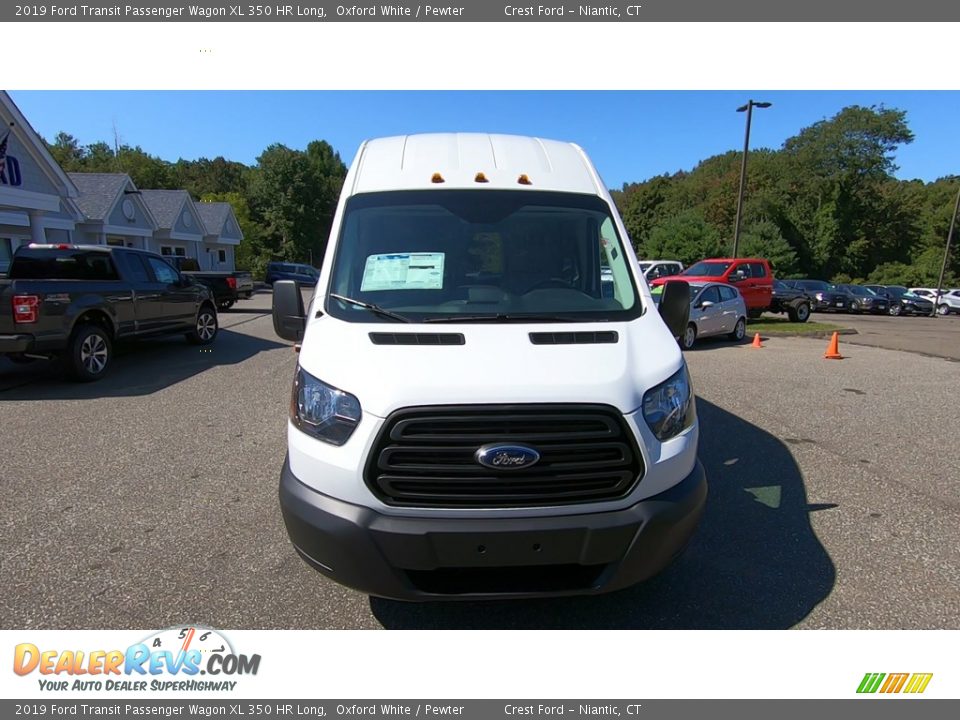 2019 Ford Transit Passenger Wagon XL 350 HR Long Oxford White / Pewter Photo #2
