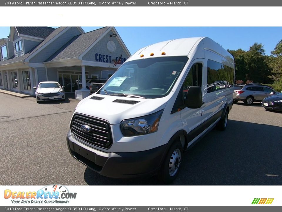 2019 Ford Transit Passenger Wagon XL 350 HR Long Oxford White / Pewter Photo #3