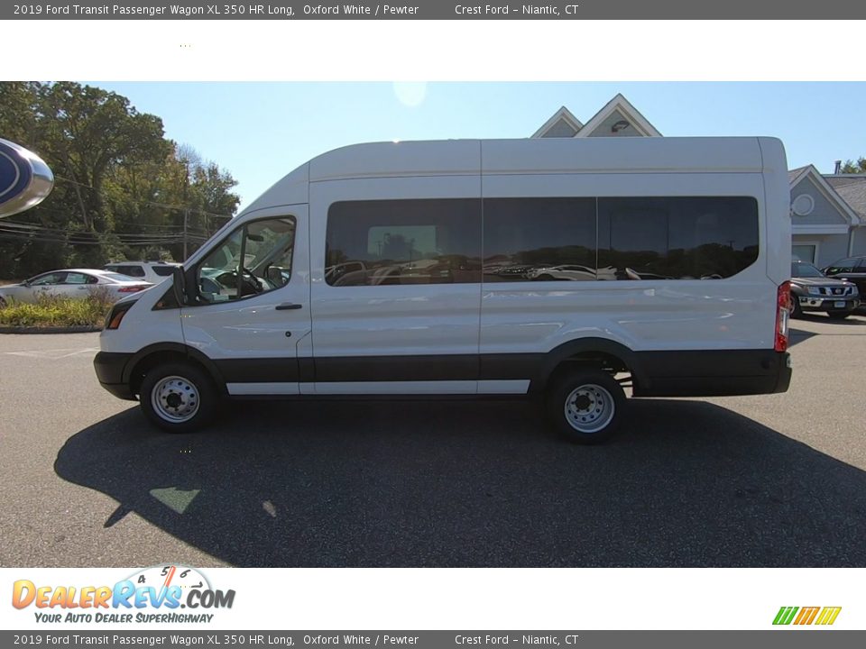 2019 Ford Transit Passenger Wagon XL 350 HR Long Oxford White / Pewter Photo #4