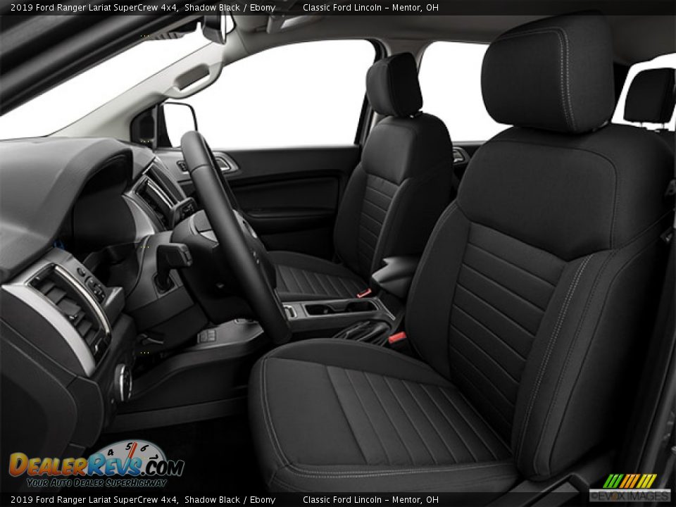 2019 Ford Ranger Lariat SuperCrew 4x4 Shadow Black / Ebony Photo #33