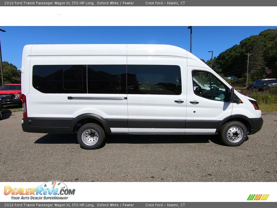 2019 Ford Transit Passenger Wagon XL 350 HR Long Oxford White / Pewter Photo #8