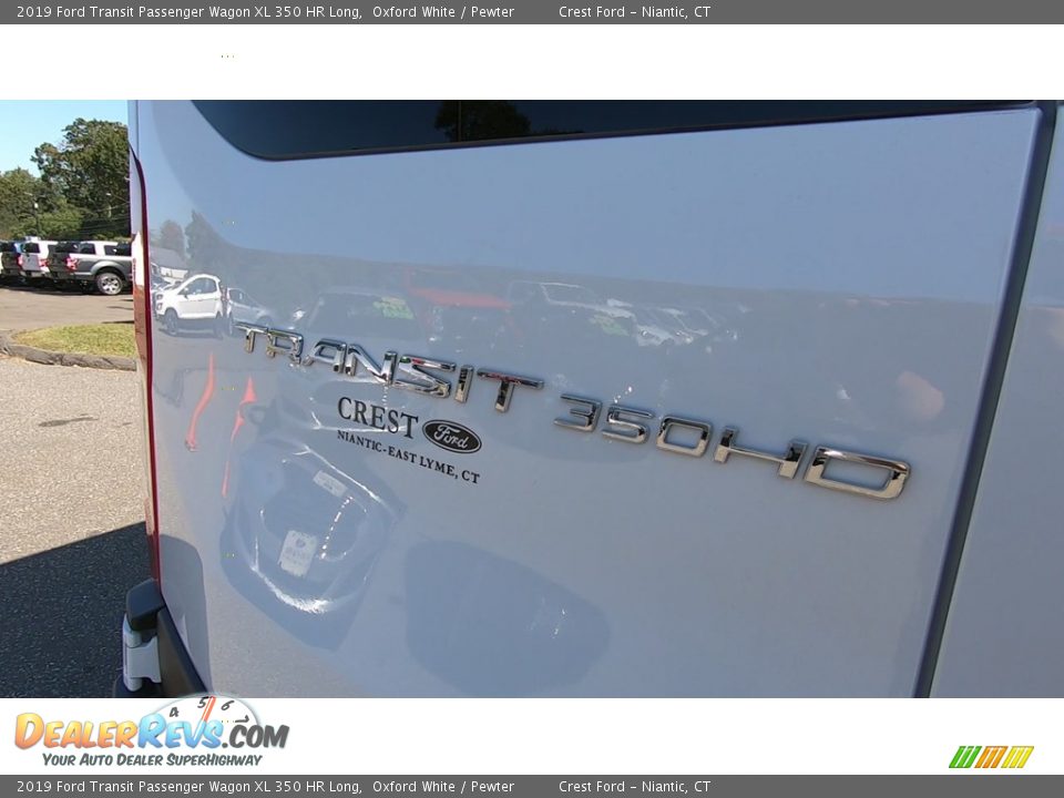 2019 Ford Transit Passenger Wagon XL 350 HR Long Oxford White / Pewter Photo #9