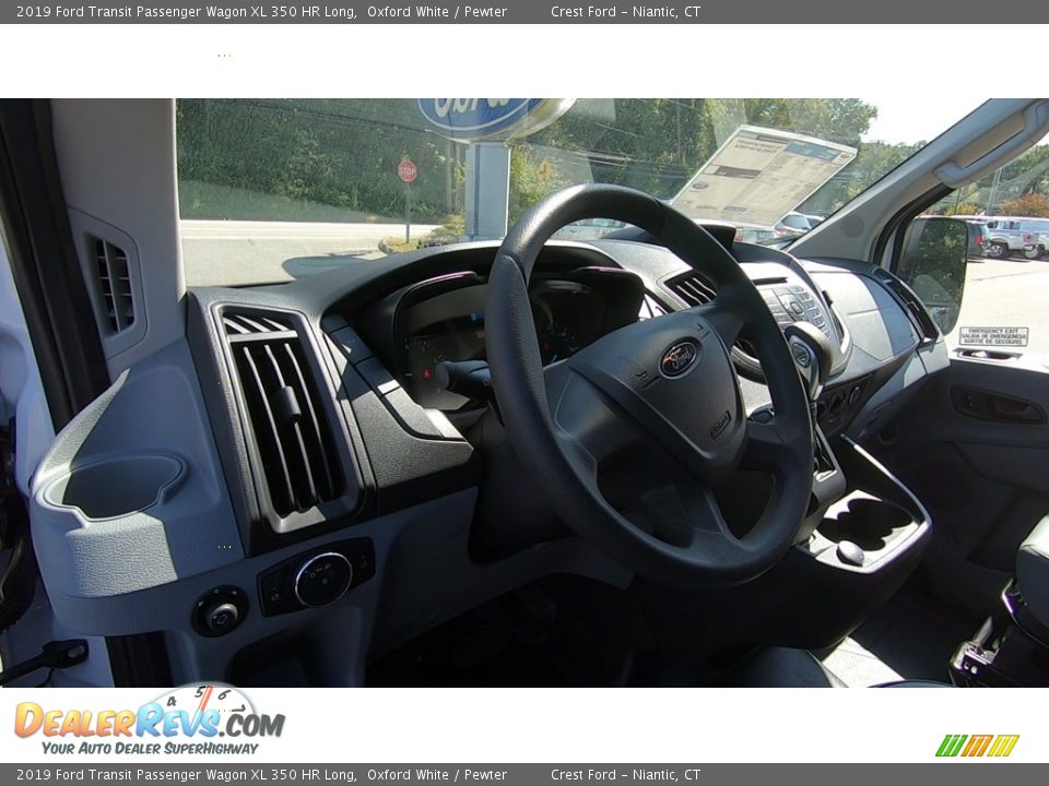 2019 Ford Transit Passenger Wagon XL 350 HR Long Oxford White / Pewter Photo #10