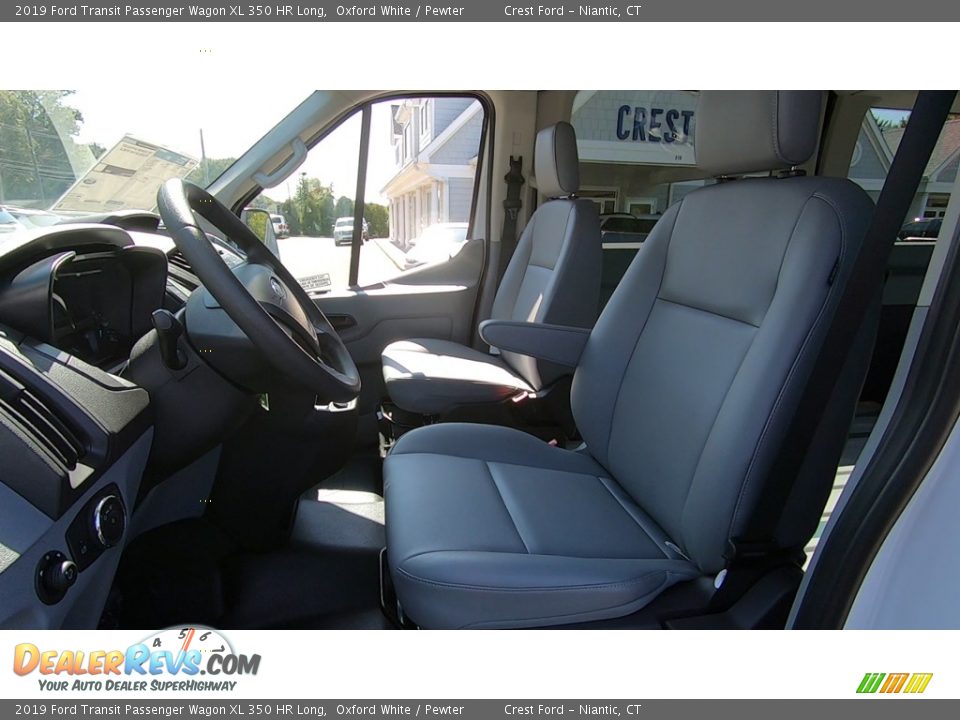 2019 Ford Transit Passenger Wagon XL 350 HR Long Oxford White / Pewter Photo #11