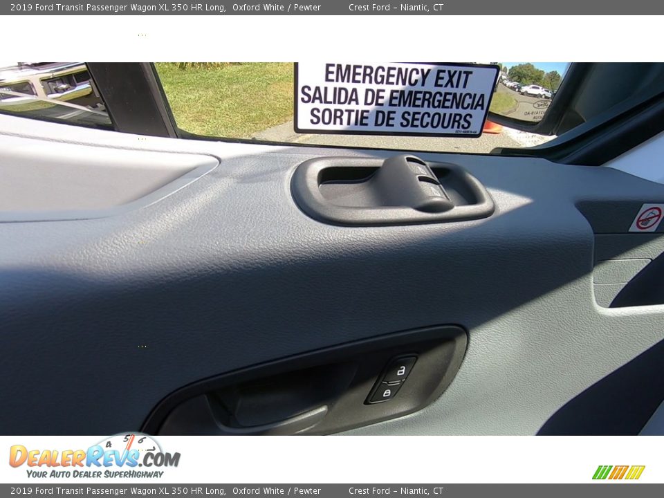 2019 Ford Transit Passenger Wagon XL 350 HR Long Oxford White / Pewter Photo #12