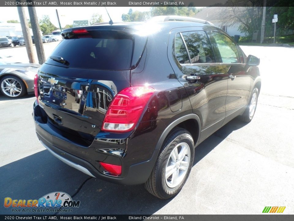 2020 Chevrolet Trax LT AWD Mosaic Black Metallic / Jet Black Photo #6