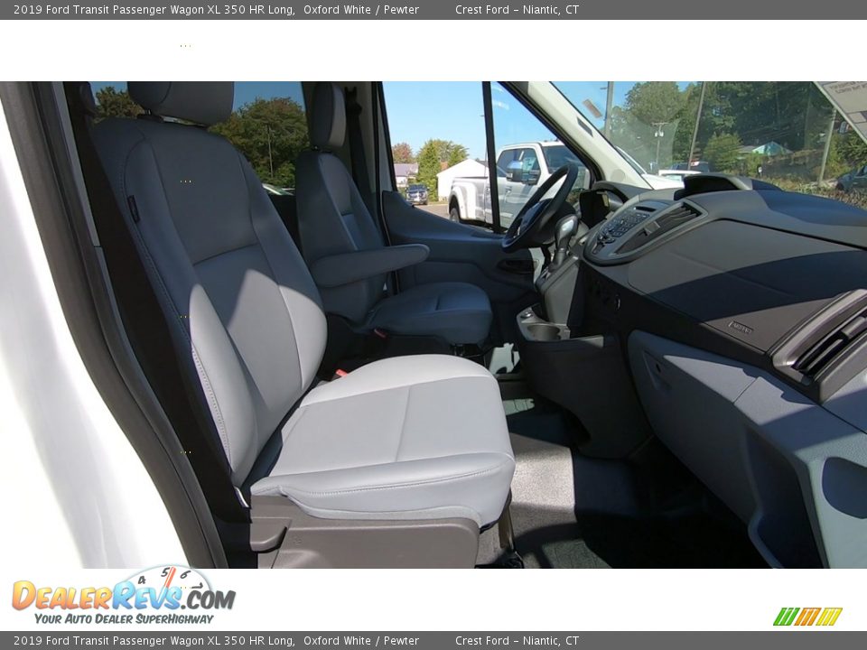 2019 Ford Transit Passenger Wagon XL 350 HR Long Oxford White / Pewter Photo #22