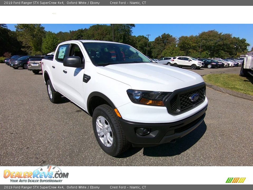 2019 Ford Ranger STX SuperCrew 4x4 Oxford White / Ebony Photo #1