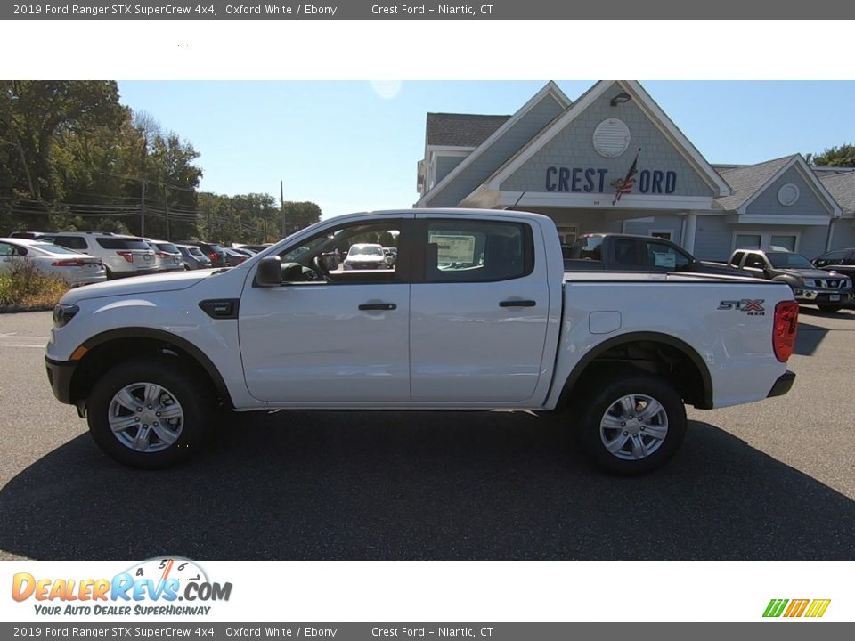 2019 Ford Ranger STX SuperCrew 4x4 Oxford White / Ebony Photo #4