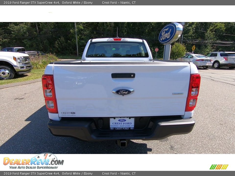 2019 Ford Ranger STX SuperCrew 4x4 Oxford White / Ebony Photo #6