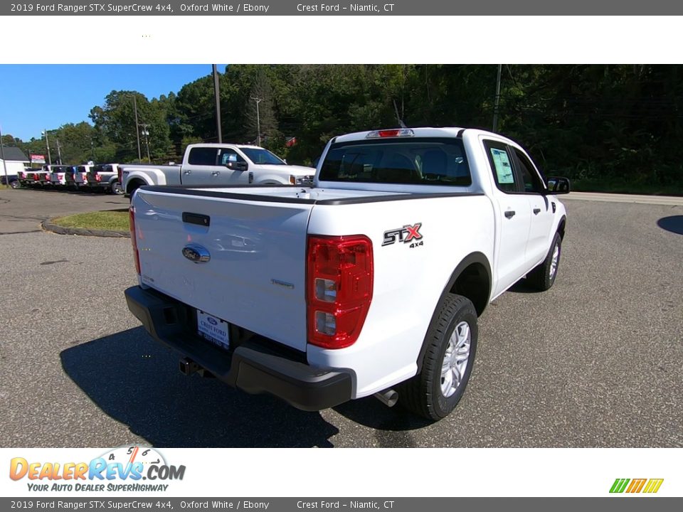 2019 Ford Ranger STX SuperCrew 4x4 Oxford White / Ebony Photo #7