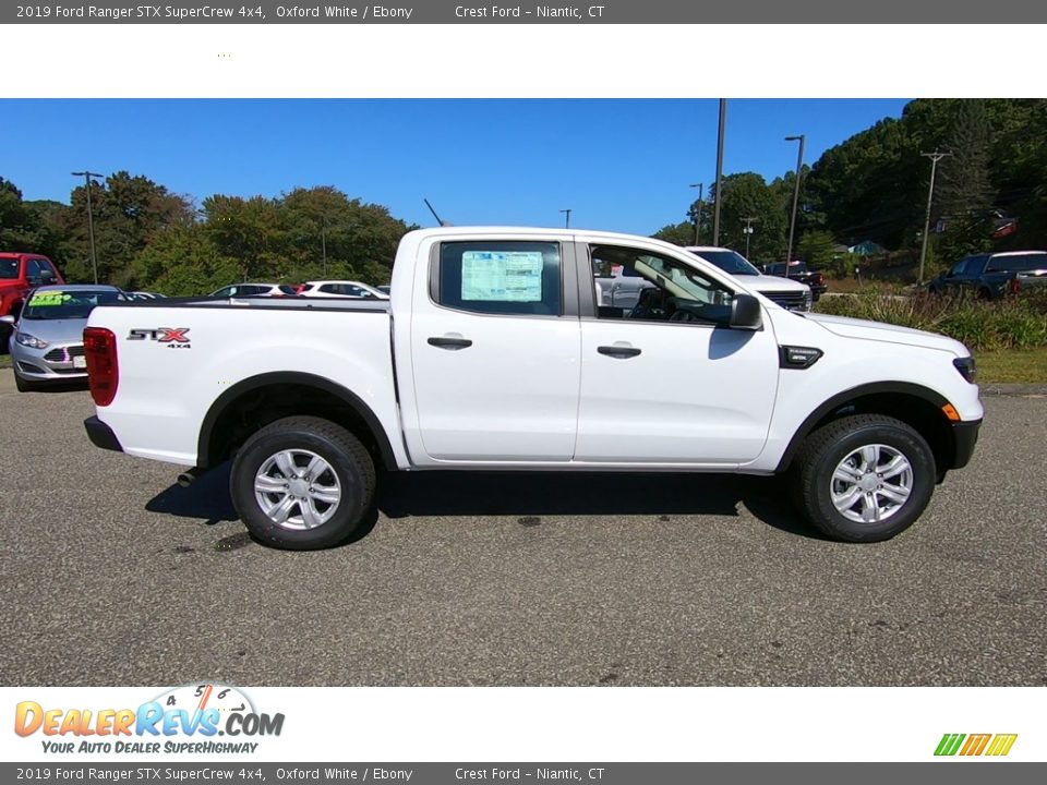 2019 Ford Ranger STX SuperCrew 4x4 Oxford White / Ebony Photo #8