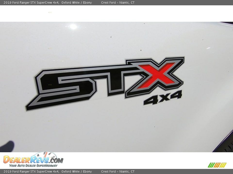 2019 Ford Ranger STX SuperCrew 4x4 Oxford White / Ebony Photo #9