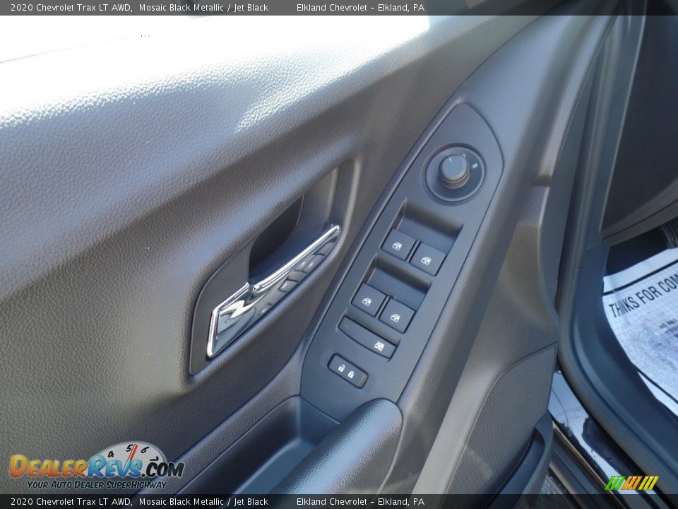 2020 Chevrolet Trax LT AWD Mosaic Black Metallic / Jet Black Photo #14
