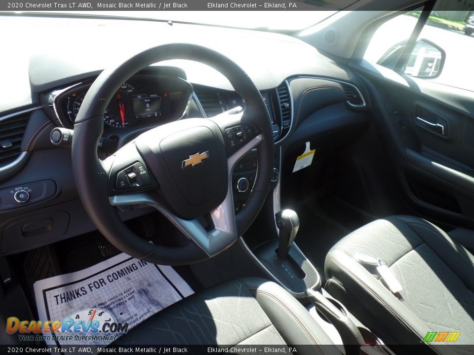 2020 Chevrolet Trax LT AWD Mosaic Black Metallic / Jet Black Photo #16