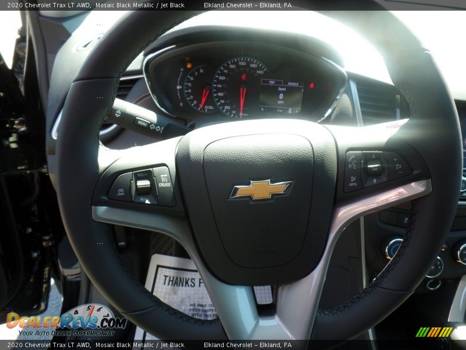 2020 Chevrolet Trax LT AWD Mosaic Black Metallic / Jet Black Photo #18