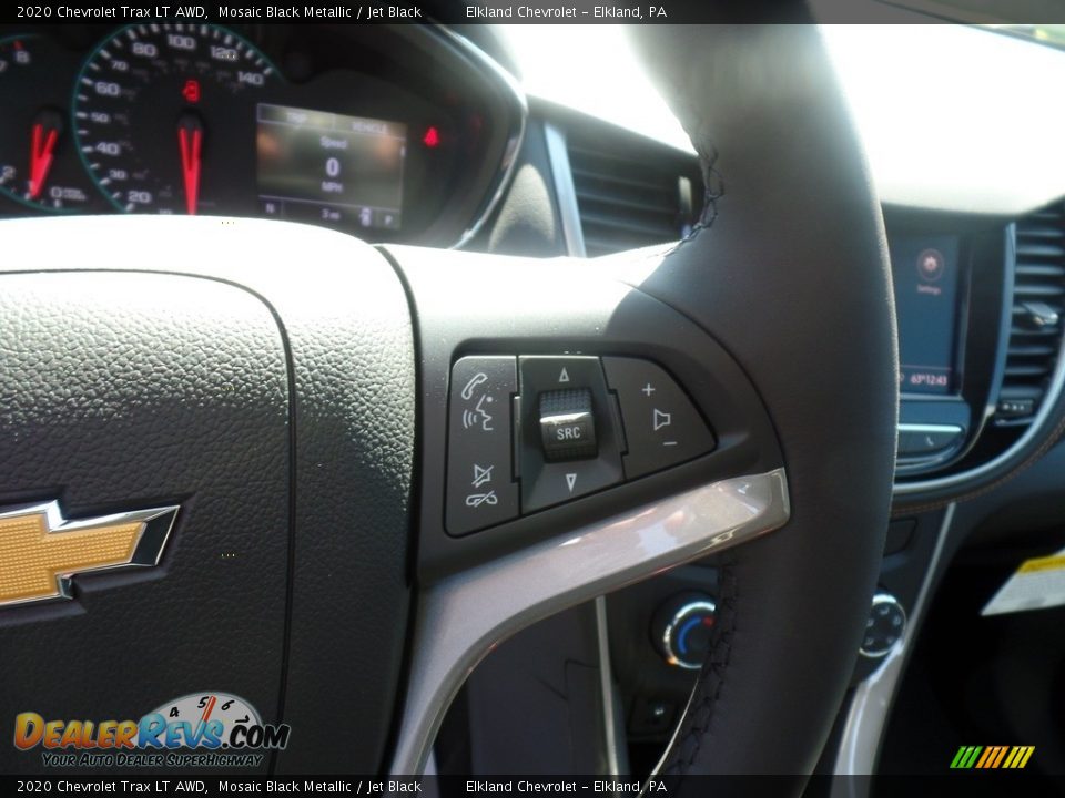 2020 Chevrolet Trax LT AWD Mosaic Black Metallic / Jet Black Photo #19