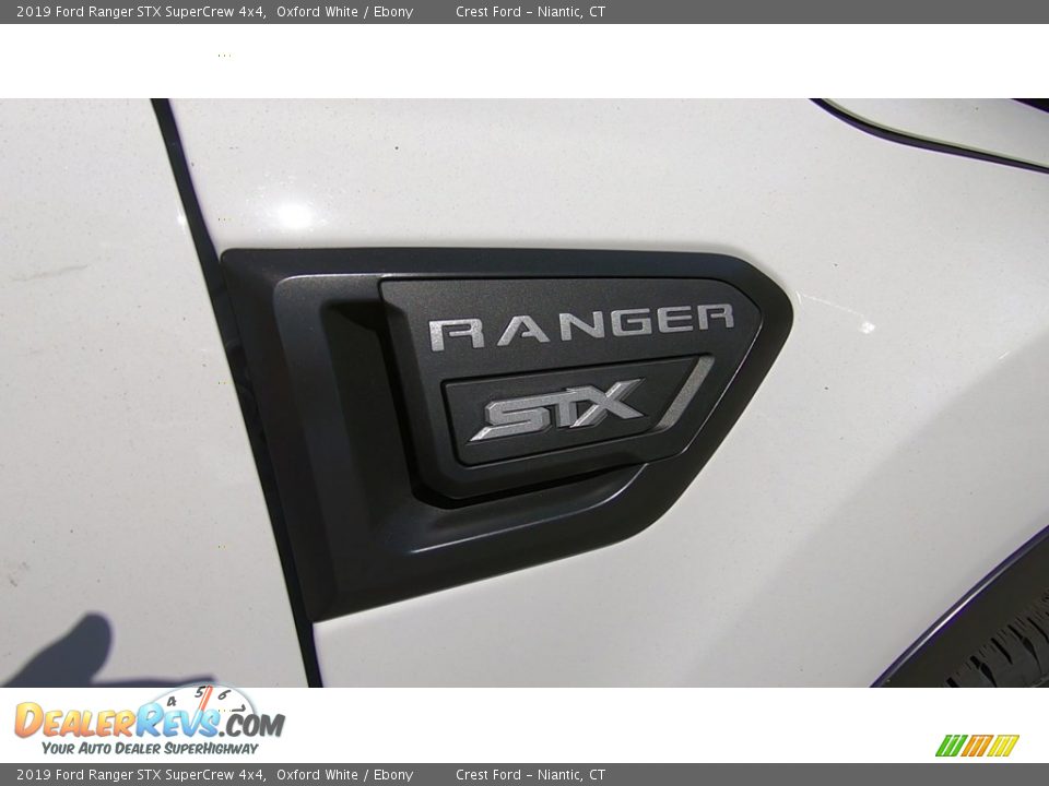 2019 Ford Ranger STX SuperCrew 4x4 Oxford White / Ebony Photo #25
