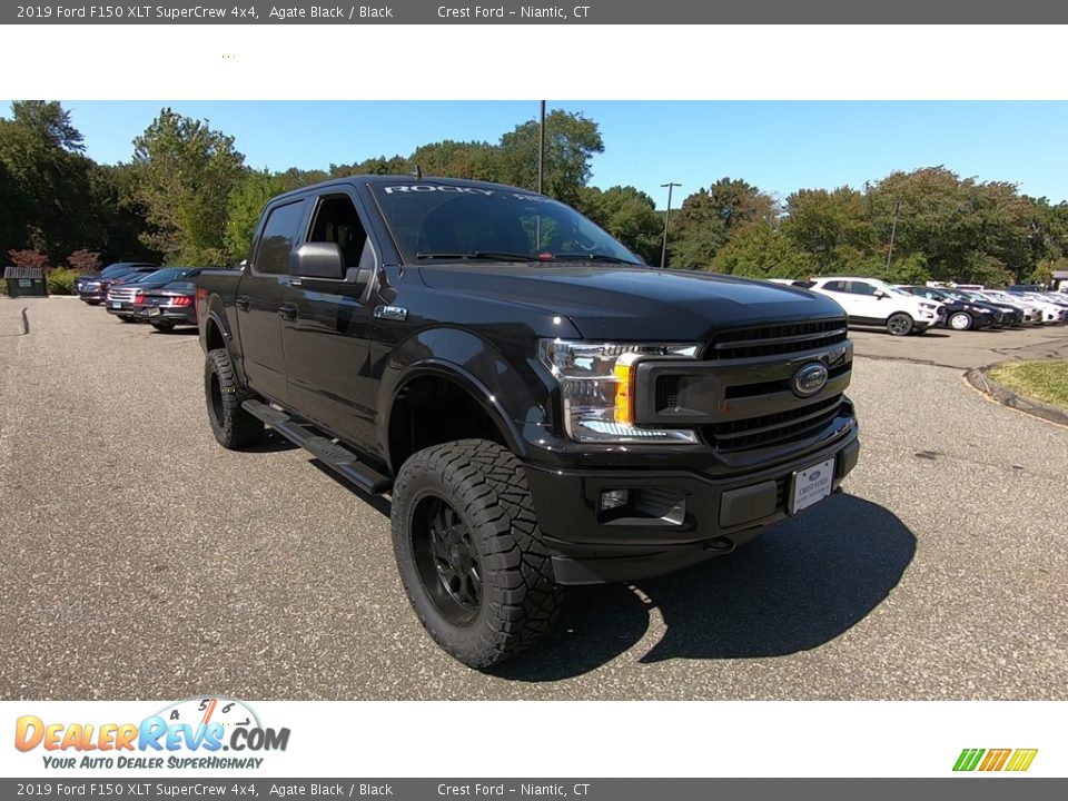 2019 Ford F150 XLT SuperCrew 4x4 Agate Black / Black Photo #1