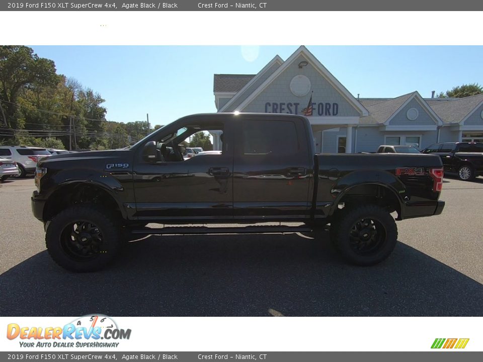 2019 Ford F150 XLT SuperCrew 4x4 Agate Black / Black Photo #4