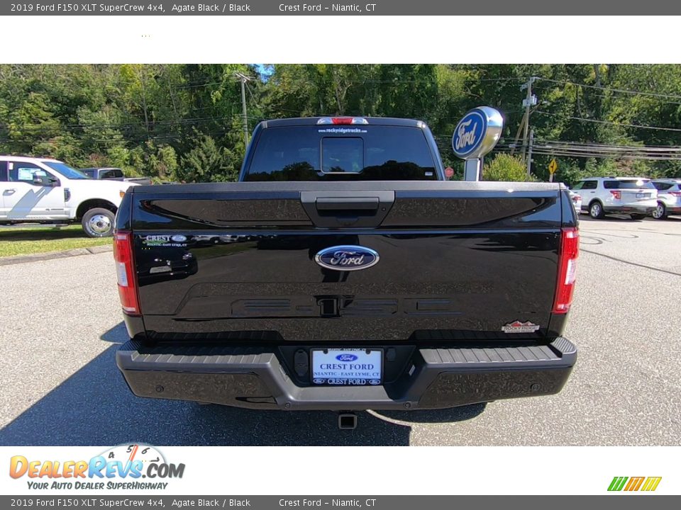 2019 Ford F150 XLT SuperCrew 4x4 Agate Black / Black Photo #6