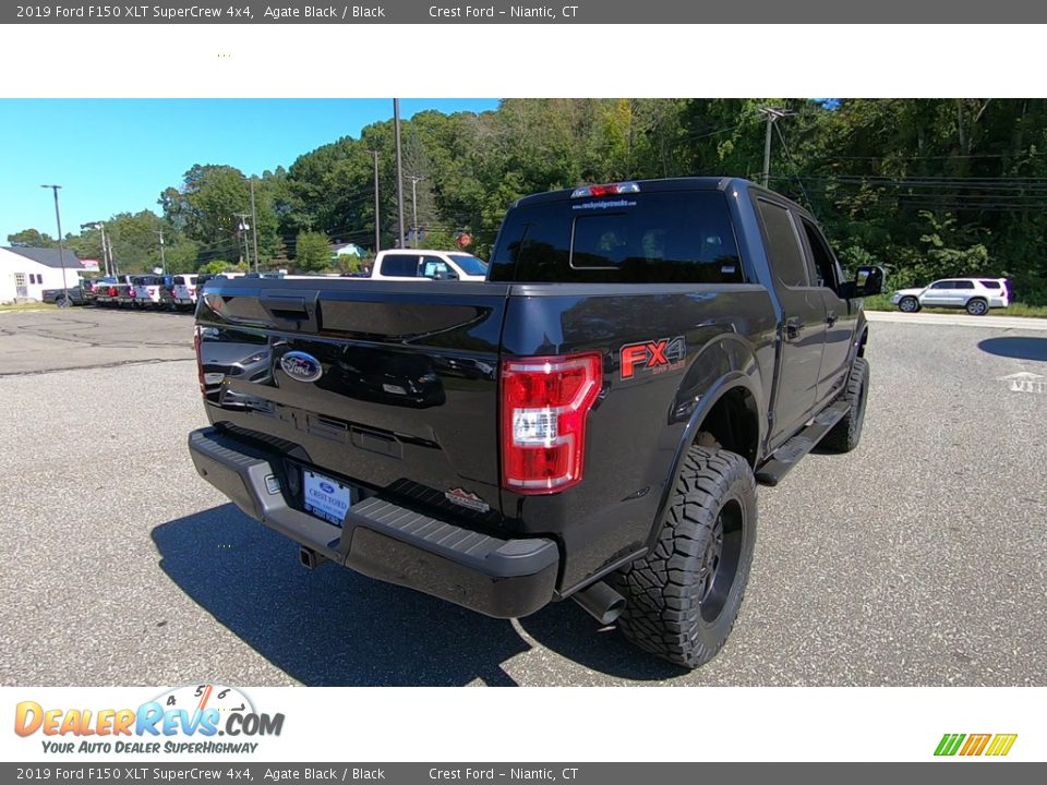 2019 Ford F150 XLT SuperCrew 4x4 Agate Black / Black Photo #7