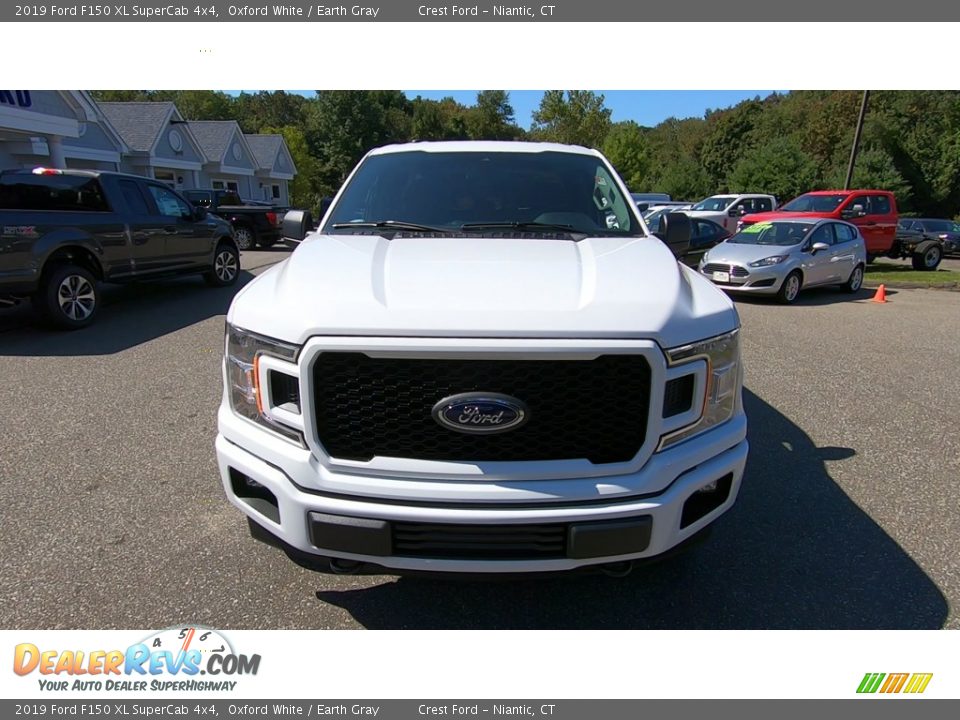 2019 Ford F150 XL SuperCab 4x4 Oxford White / Earth Gray Photo #2