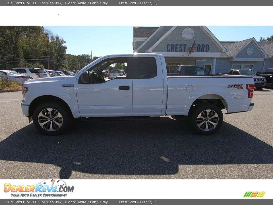 2019 Ford F150 XL SuperCab 4x4 Oxford White / Earth Gray Photo #4