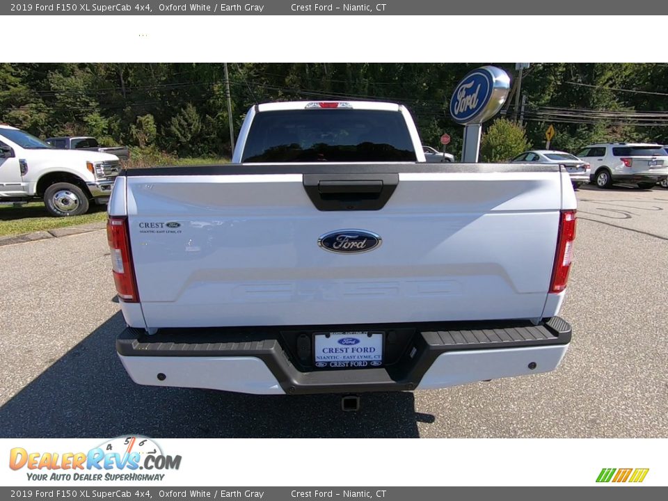 2019 Ford F150 XL SuperCab 4x4 Oxford White / Earth Gray Photo #6