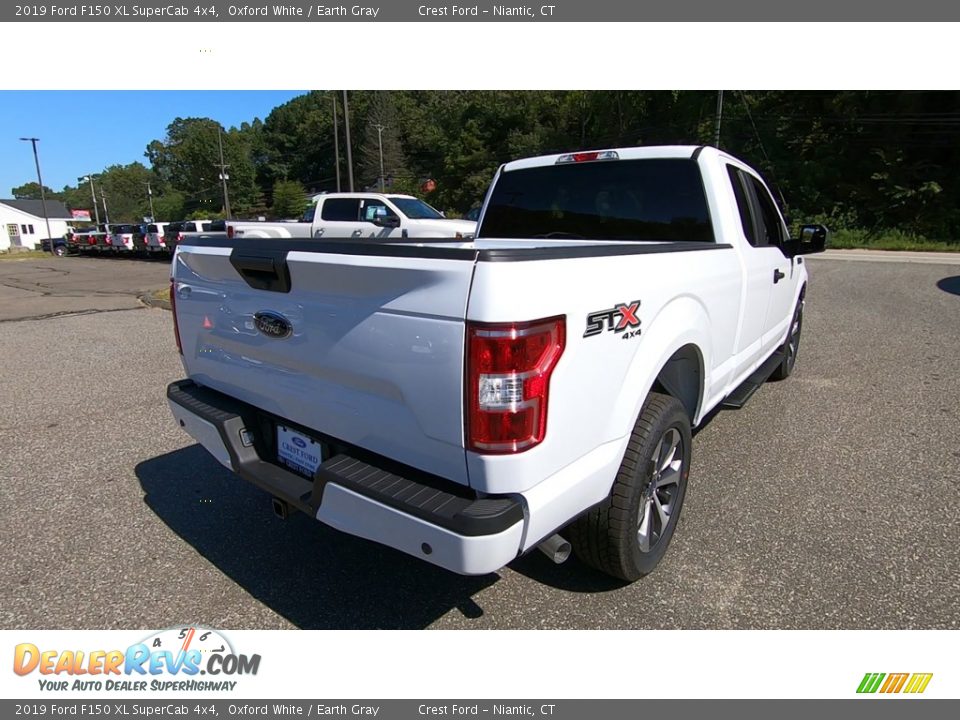 2019 Ford F150 XL SuperCab 4x4 Oxford White / Earth Gray Photo #7