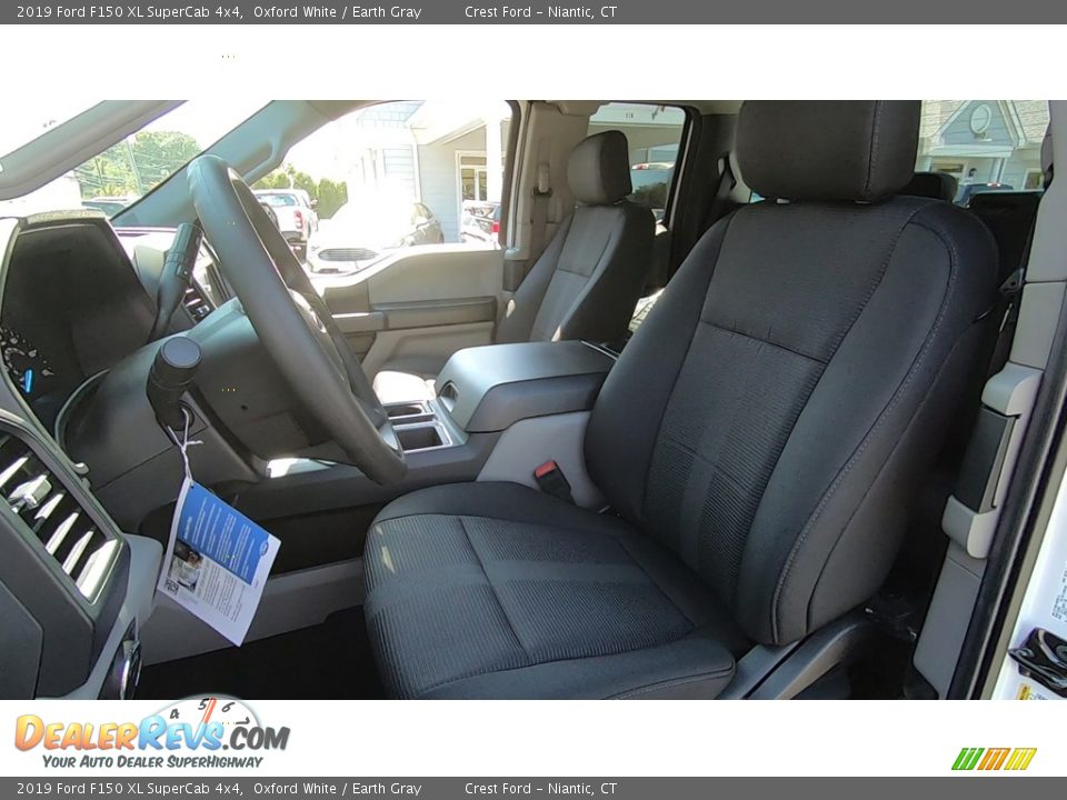 2019 Ford F150 XL SuperCab 4x4 Oxford White / Earth Gray Photo #11