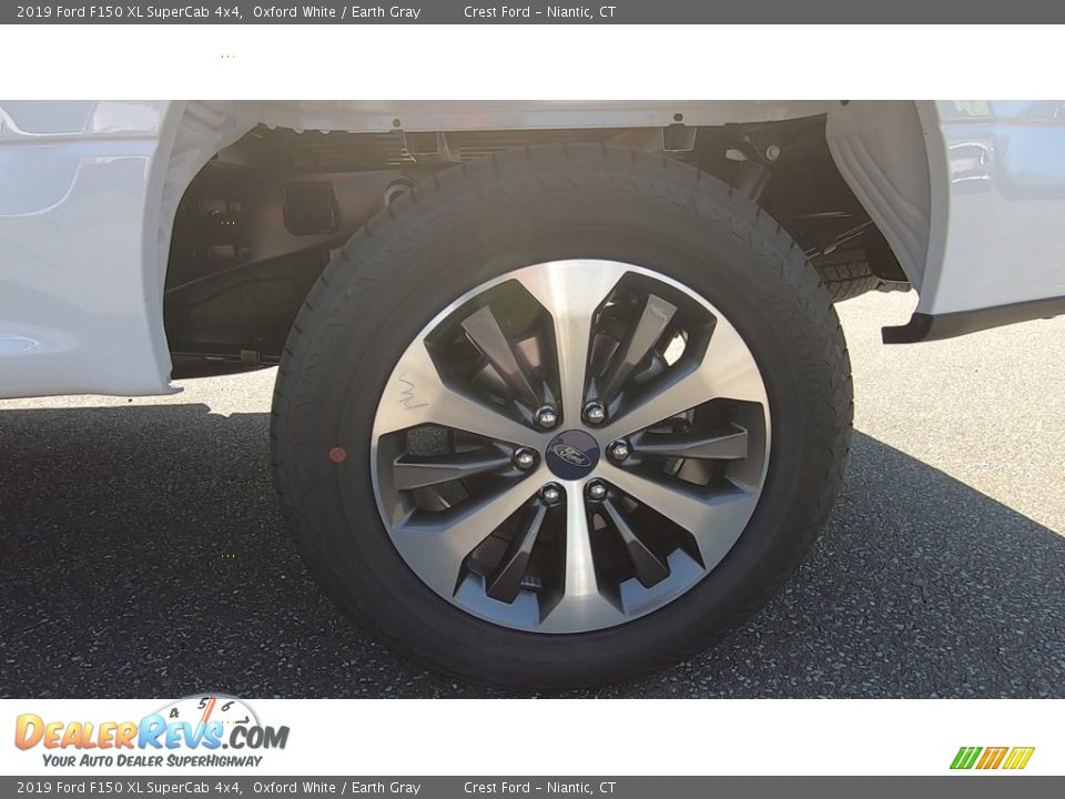 2019 Ford F150 XL SuperCab 4x4 Oxford White / Earth Gray Photo #19