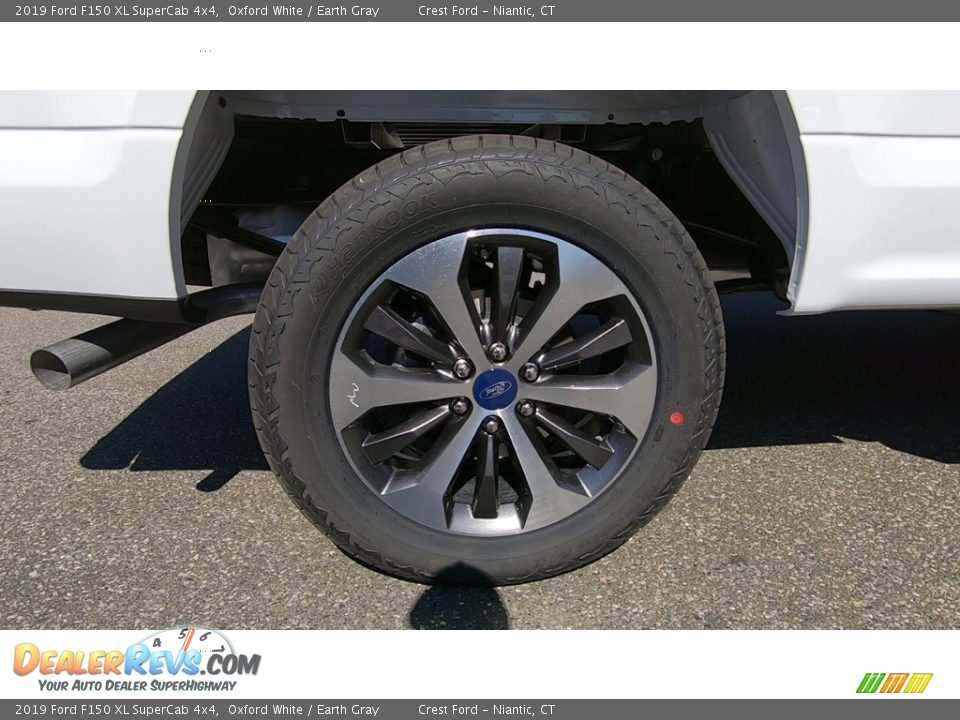 2019 Ford F150 XL SuperCab 4x4 Oxford White / Earth Gray Photo #21