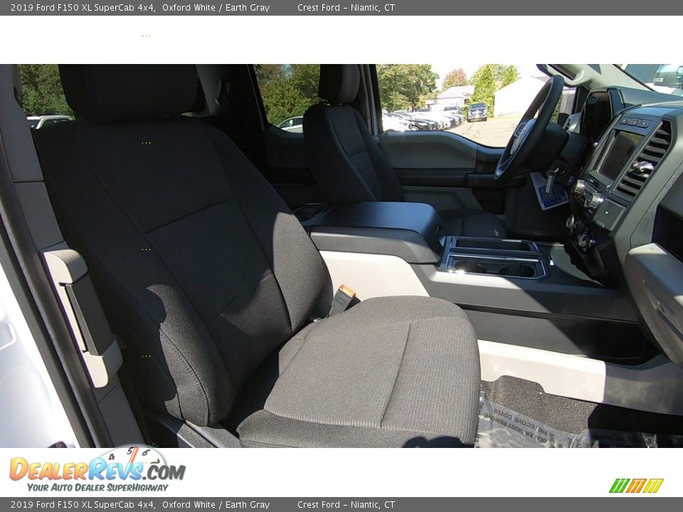 2019 Ford F150 XL SuperCab 4x4 Oxford White / Earth Gray Photo #23