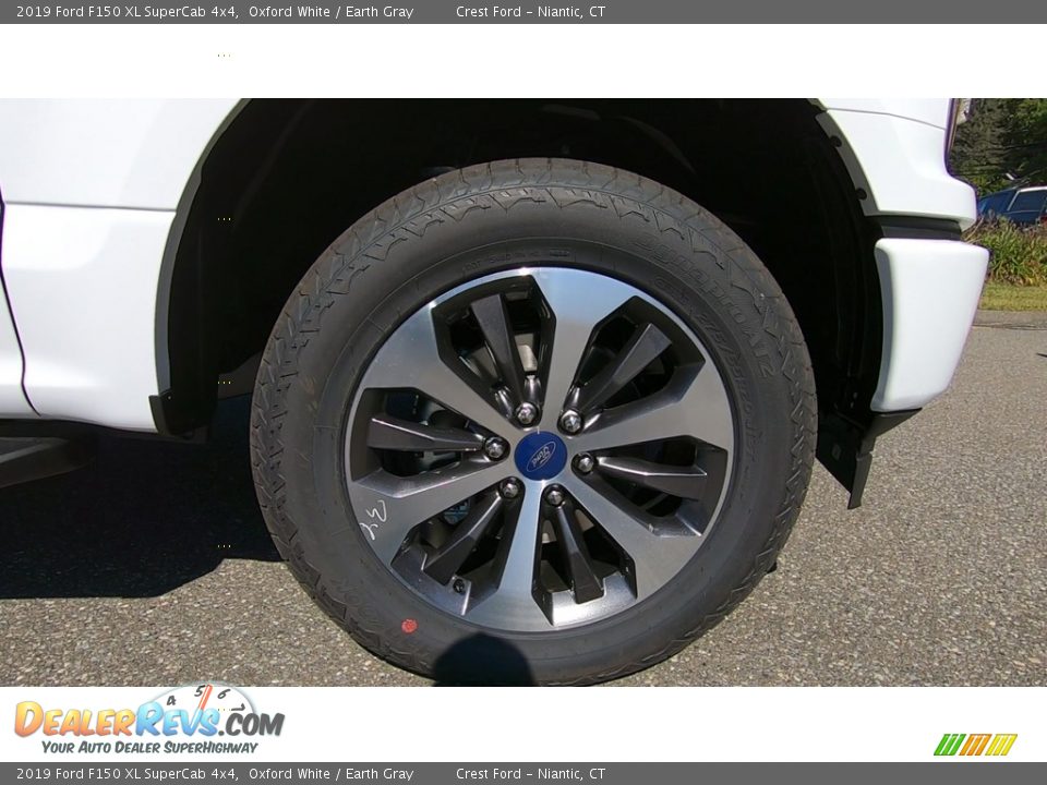 2019 Ford F150 XL SuperCab 4x4 Oxford White / Earth Gray Photo #26