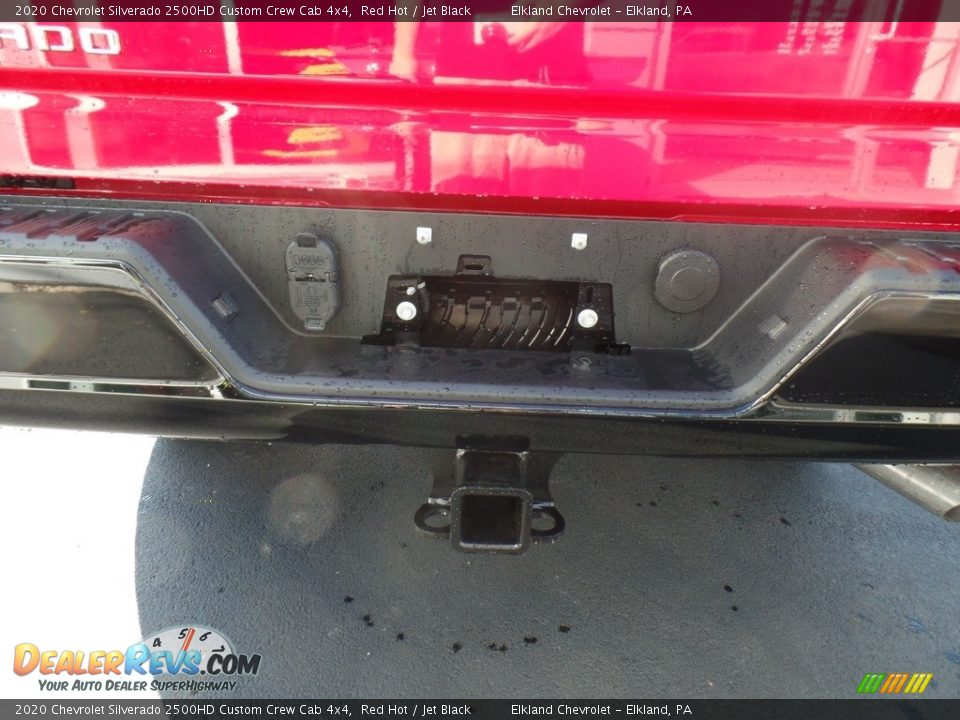 2020 Chevrolet Silverado 2500HD Custom Crew Cab 4x4 Red Hot / Jet Black Photo #13