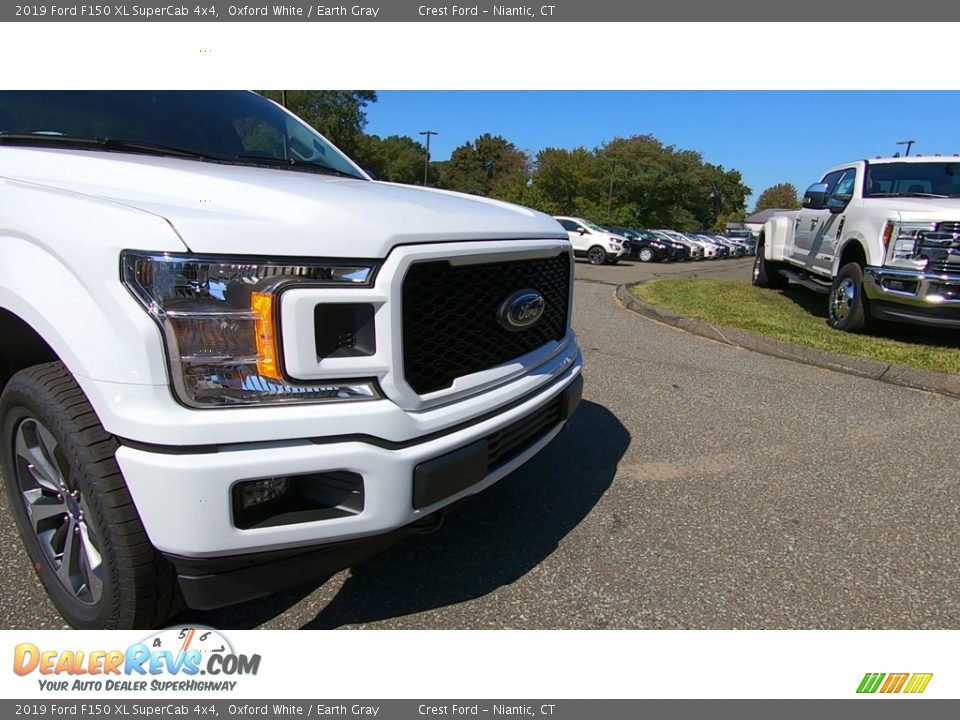 2019 Ford F150 XL SuperCab 4x4 Oxford White / Earth Gray Photo #27