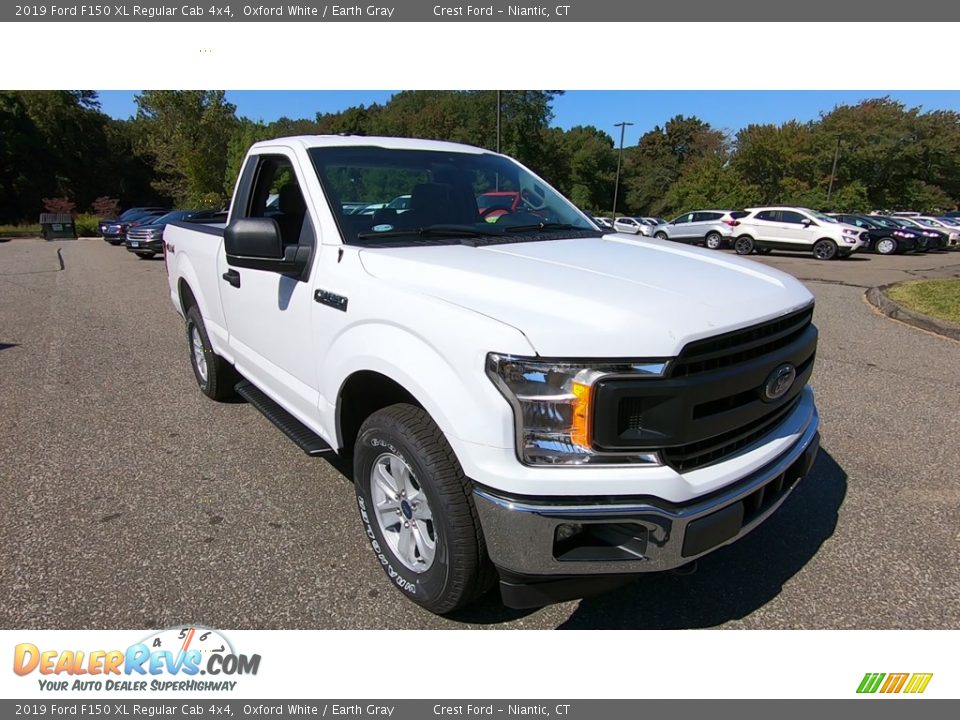 2019 Ford F150 XL Regular Cab 4x4 Oxford White / Earth Gray Photo #1