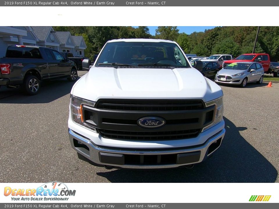 2019 Ford F150 XL Regular Cab 4x4 Oxford White / Earth Gray Photo #2