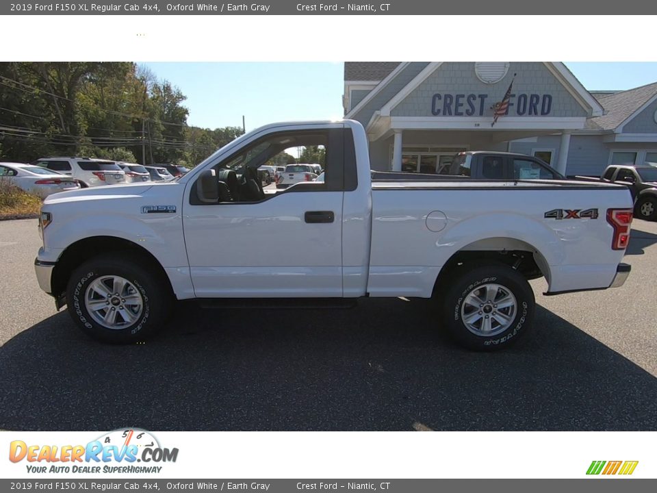 2019 Ford F150 XL Regular Cab 4x4 Oxford White / Earth Gray Photo #4