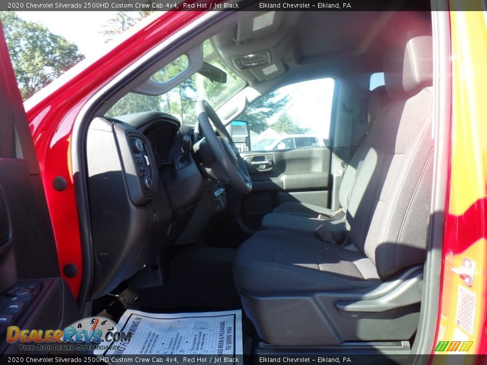 2020 Chevrolet Silverado 2500HD Custom Crew Cab 4x4 Red Hot / Jet Black Photo #18