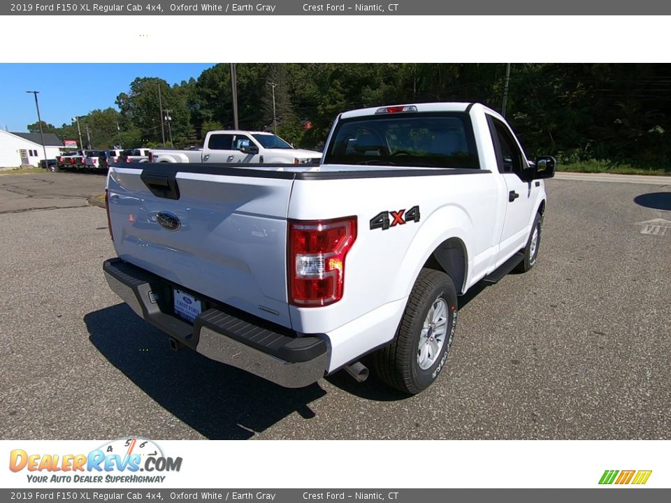 2019 Ford F150 XL Regular Cab 4x4 Oxford White / Earth Gray Photo #7
