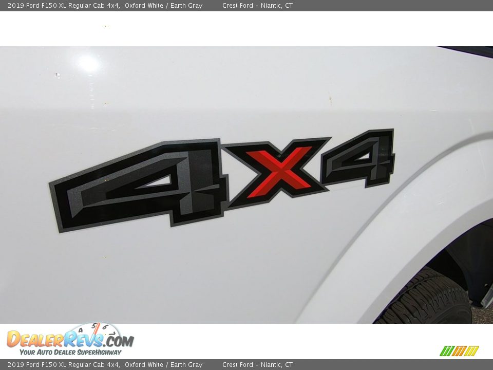 2019 Ford F150 XL Regular Cab 4x4 Oxford White / Earth Gray Photo #9
