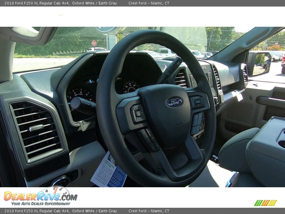 2019 Ford F150 XL Regular Cab 4x4 Oxford White / Earth Gray Photo #10