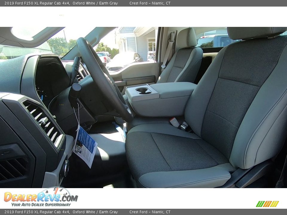 2019 Ford F150 XL Regular Cab 4x4 Oxford White / Earth Gray Photo #11