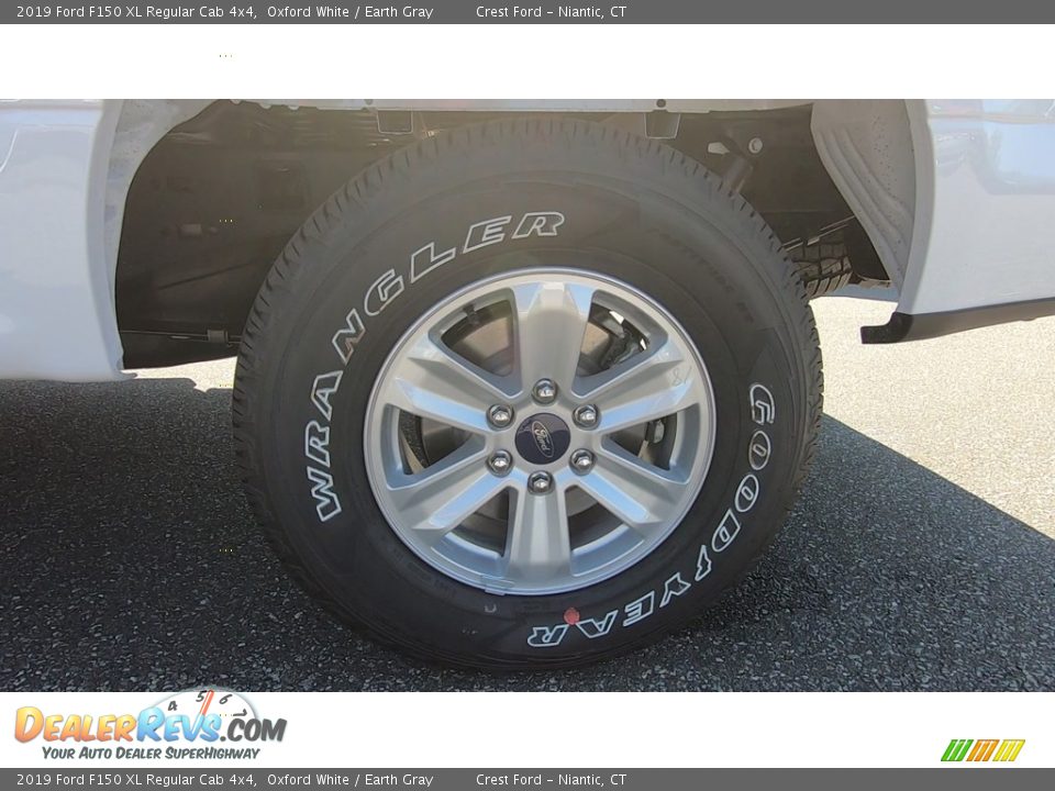 2019 Ford F150 XL Regular Cab 4x4 Oxford White / Earth Gray Photo #17