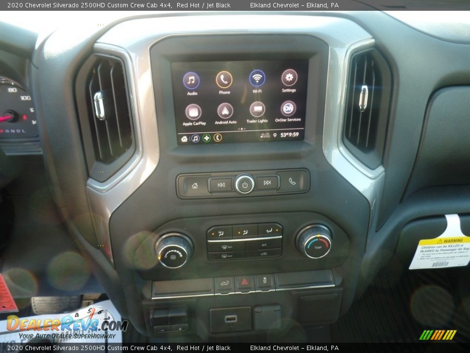 2020 Chevrolet Silverado 2500HD Custom Crew Cab 4x4 Red Hot / Jet Black Photo #26