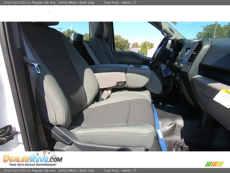 2019 Ford F150 XL Regular Cab 4x4 Oxford White / Earth Gray Photo #20