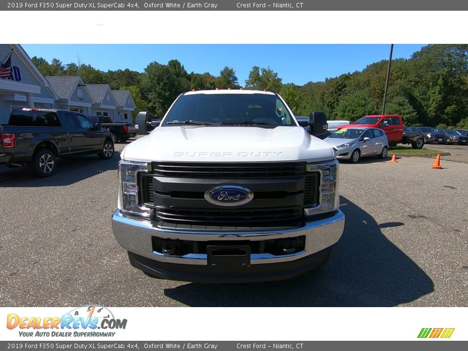 2019 Ford F350 Super Duty XL SuperCab 4x4 Oxford White / Earth Gray Photo #2